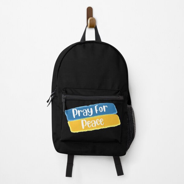 Item preview, PRAY FOR PEACE Ukraine Support Ukrainian Flag designed and sold by ittybittyowl.