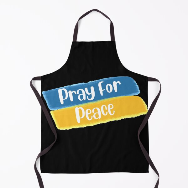 Item preview, PRAY FOR PEACE Ukraine Support Ukrainian Flag designed and sold by ittybittyowl.