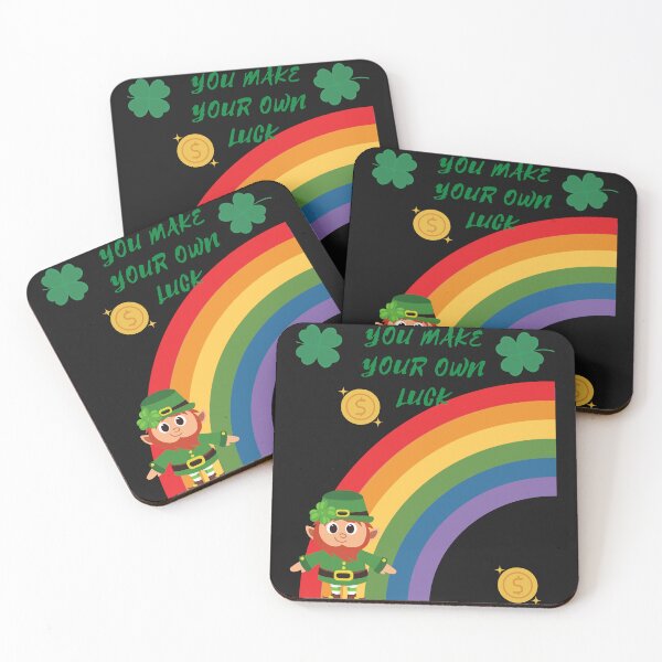Item preview, You Make Your Own Luck - Leprechaun with Rainbow designed and sold by Mechanical-Artt.