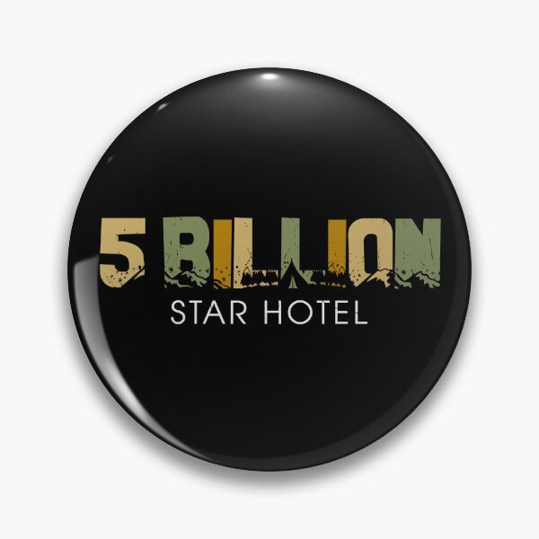 Item preview, 5 Billion Star Hotel | Camping | Hiking Retro designed and sold by KrisSidDesigns.