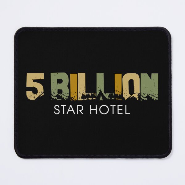 Item preview, 5 Billion Star Hotel | Camping | Hiking Retro designed and sold by KrisSidDesigns.
