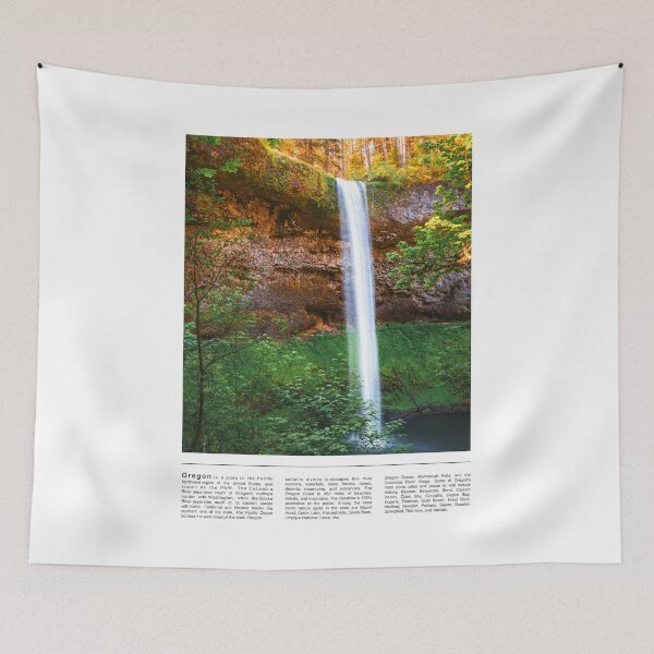 Item preview, Oregon Waterfall Travel Photography Minimalism designed and sold by anthonylonder.