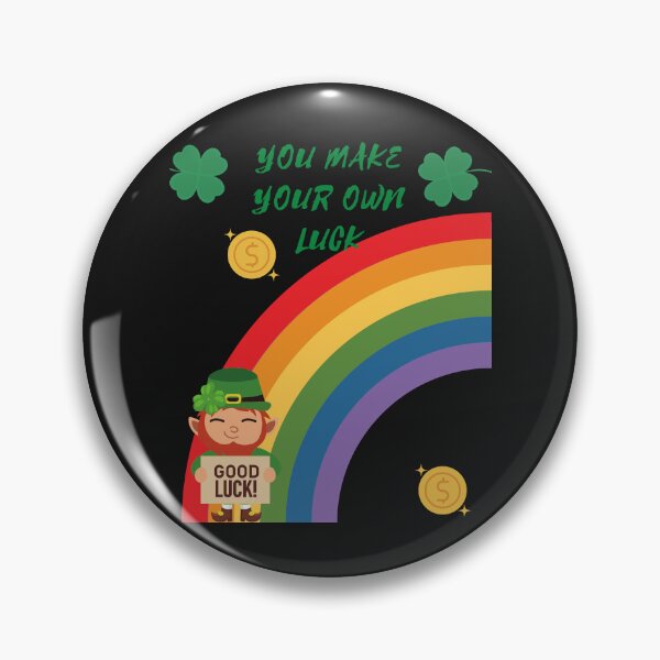 Item preview, You Make Your Own Luck - Leprechaun with Rainbow designed and sold by Mechanical-Artt.