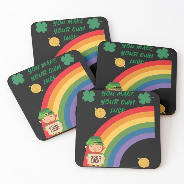Item preview, You Make Your Own Luck - Leprechaun with Rainbow designed and sold by Mechanical-Artt.