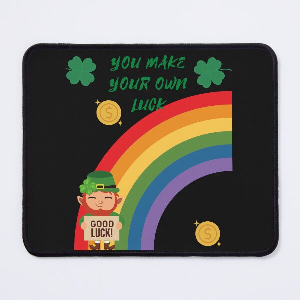Item preview, You Make Your Own Luck - Leprechaun with Rainbow designed and sold by Mechanical-Artt.