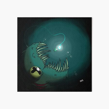 The Angler Art Board Print