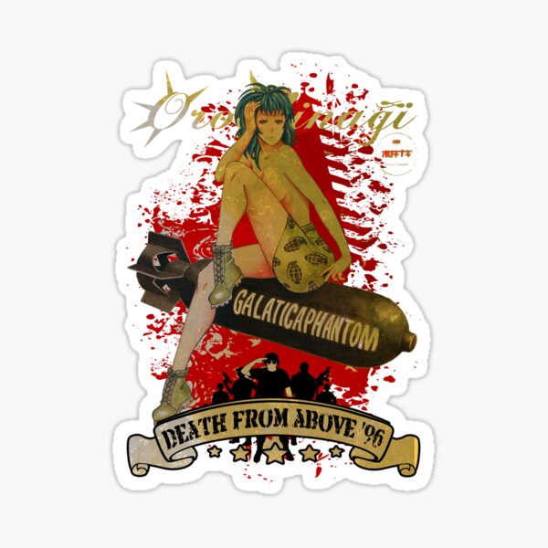 Anime Pinup Army Girl 2017 Sticker