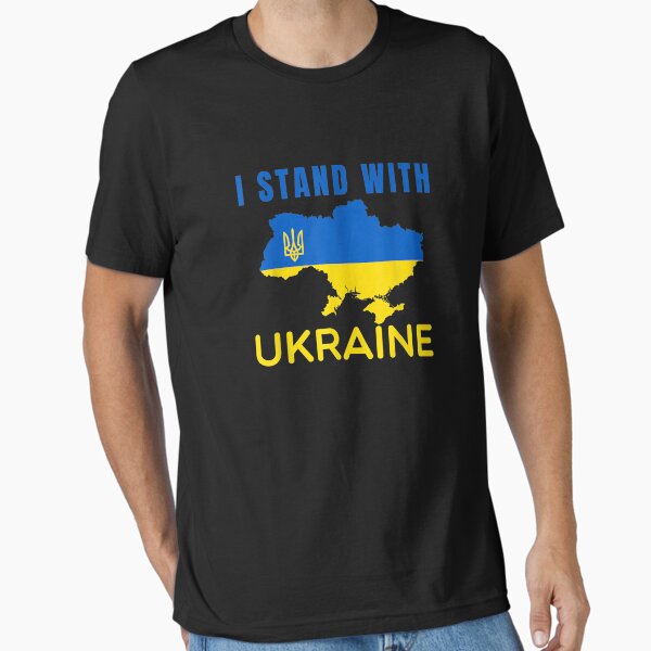 Item preview, I Stand With Ukraine Puck Futin Meme Ukrainian Lover support T-Shirt  designed and sold by Toumi ⭐⭐⭐⭐⭐.