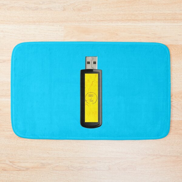Item preview, Flash Drive Transparent Sticker (blue) designed and sold by petricorstudios.