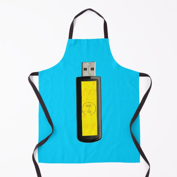 Item preview, Flash Drive Transparent Sticker (blue) designed and sold by petricorstudios.