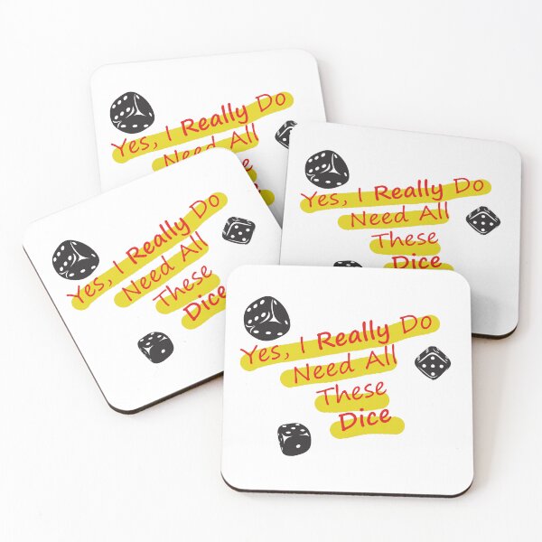 Item preview, Yes I Really Do Need All These Dice designed and sold by cool-things-br.
