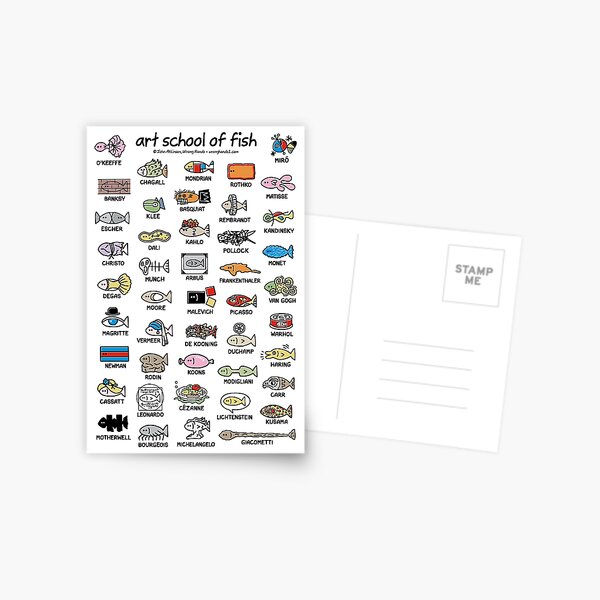 Item preview, art school of fish (composite) designed and sold by WrongHands.