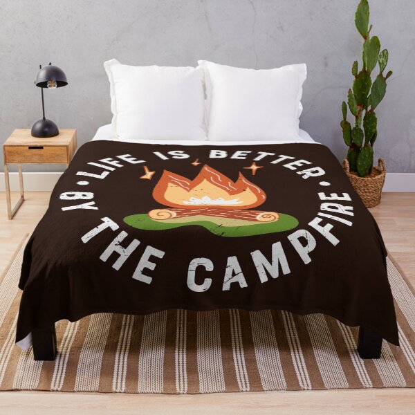 Item preview, Life Is Better By The Campfire | Camping | Hiking Retro designed and sold by KrisSidDesigns.