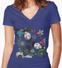 De La Soul - 3 Feet High and Rising Women's Fitted V-Neck T-Shirt