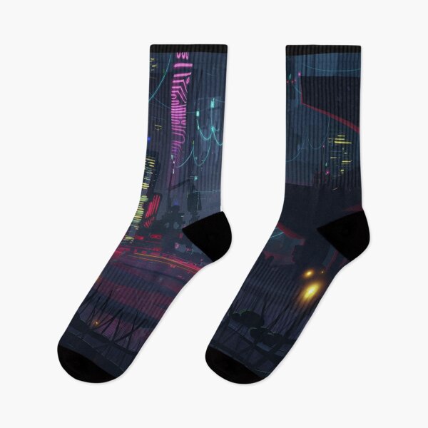 Item preview, Synthwave Cyberpunk Cityscape  designed and sold by VexAmanita.