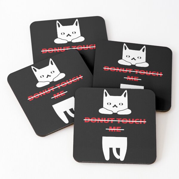 Item preview, dont touch my cat designed and sold by mad art.