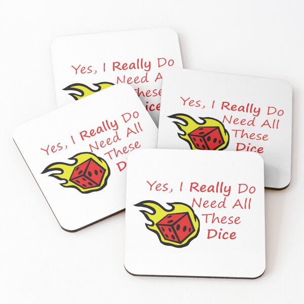 Item preview, Yes I Really Do Need All These Dice designed and sold by cool-things-br.