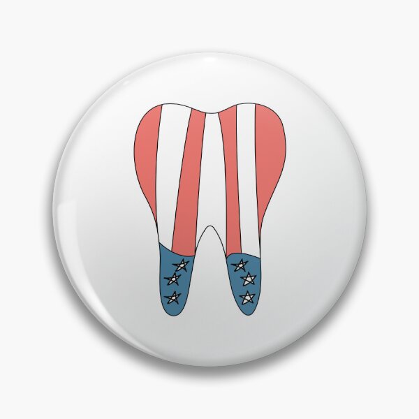 Item preview, USA Tooth Flag 4th July 2022 designed and sold by ShopiDentistry.