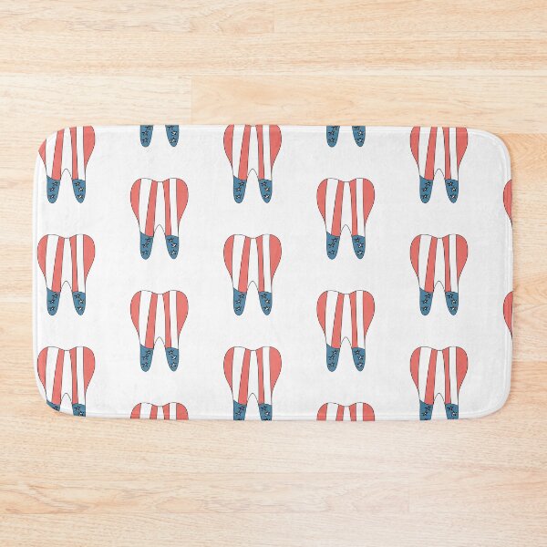 Item preview, USA Tooth Flag 4th July 2022 designed and sold by ShopiDentistry.