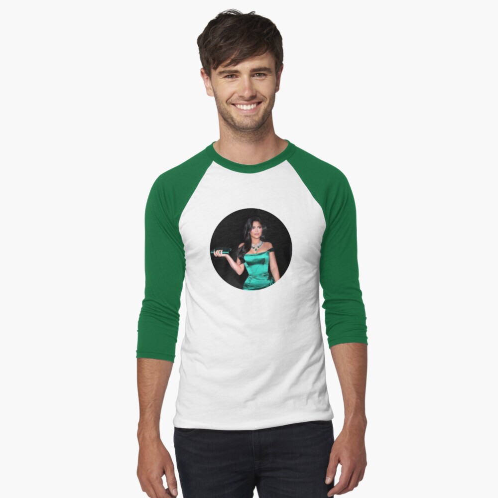 Aperçu de l'œuvre T-shirt baseball manches ¾ créée et vendue par Pop-clothes.