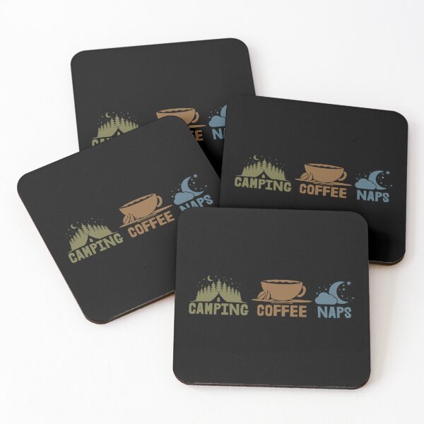 Item preview, Camping Coffee Naps | Camping | Hiking Retro designed and sold by KrisSidDesigns.