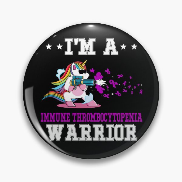 Item preview, Funny Unicorn I'm A Immune Thrombocytopenia Warrior designed and sold by heppenp.