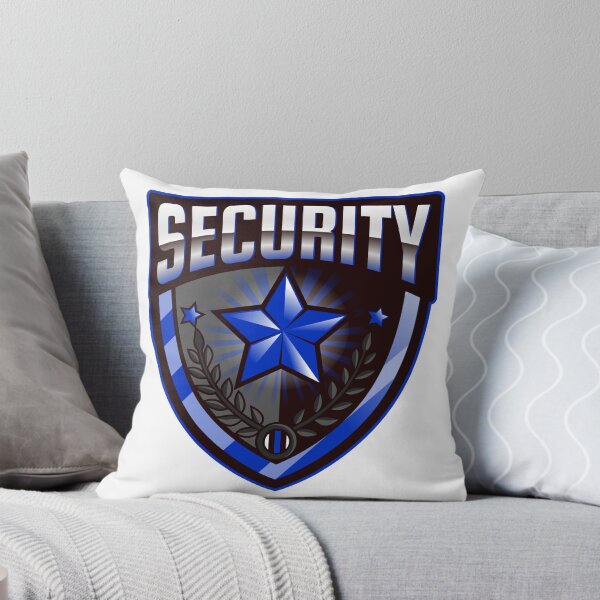 Item preview, Security Officer Badge | Star Blue Thin Line | Bouncer Guard designed and sold by JakesRWild.