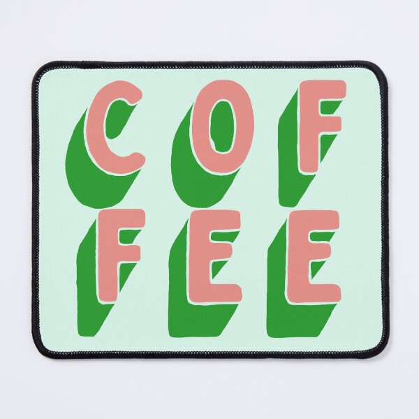 Item preview, Coffee (pink & green) designed and sold by pencilpepper.