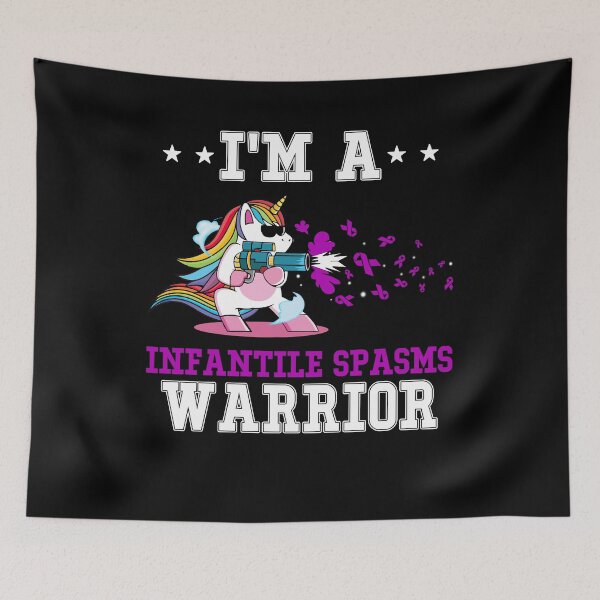 Item preview, Funny Unicorn I'm A Infantile Spasms Warrior designed and sold by heppenp.
