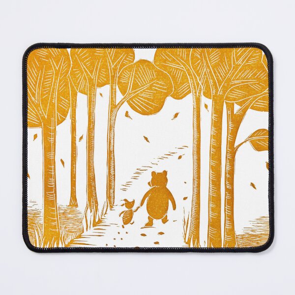 Item preview, Winnie the Pooh and Piglet Linocut designed and sold by Maddy Bennett.