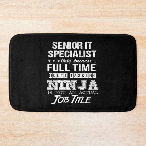 Item preview, Senior It Specialist T Shirt - Ninja Job Gift Item Tee designed and sold by ritterdick.