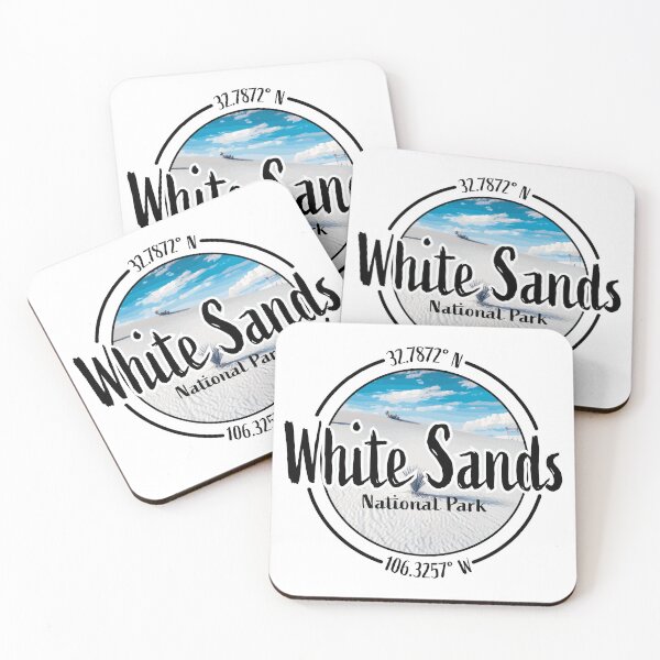 Item preview, White Sands Design with Latitude and Longitude designed and sold by Redneck Designs.