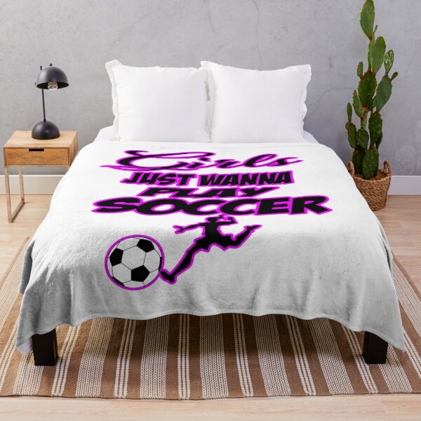 Item preview, Girls just wanna play Soccer designed and sold by DZ-Merch.