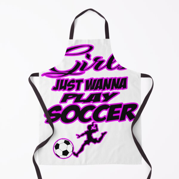 Item preview, Girls just wanna play Soccer designed and sold by DZ-Merch.