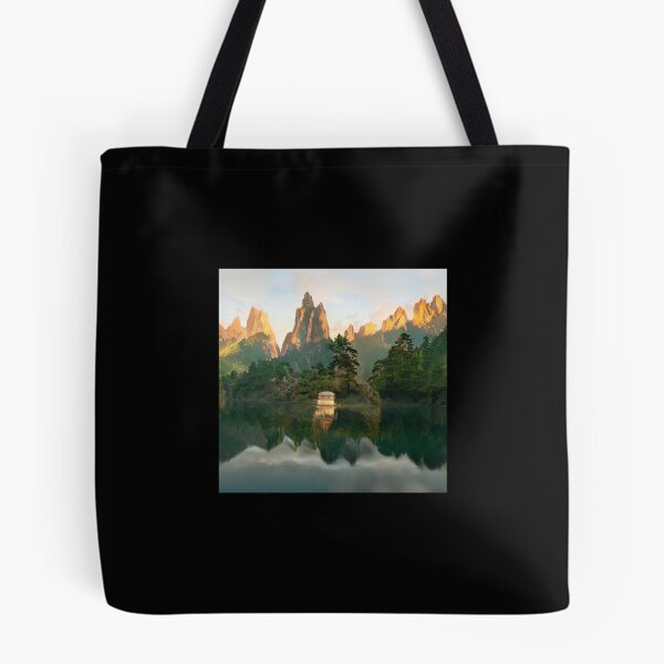 Item preview, House at Lake (Sunset) designed and sold by MinasStore.