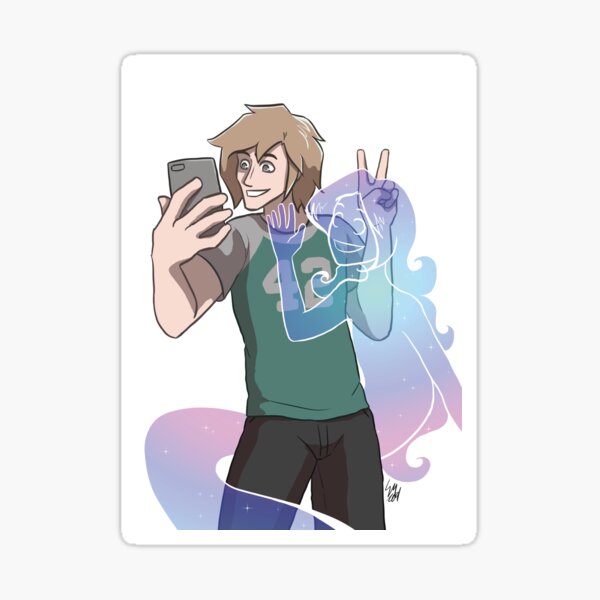 Ghost Selfie Sticker