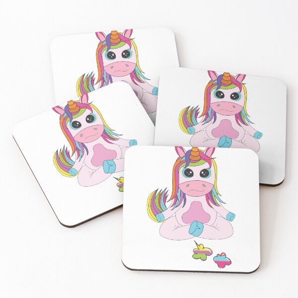 Item preview, Exhale Unicorn Fart Yoga,Funny Unicorn Yoga Farting Rainbow Gift  to your loved ones designed and sold by MDji-shop.