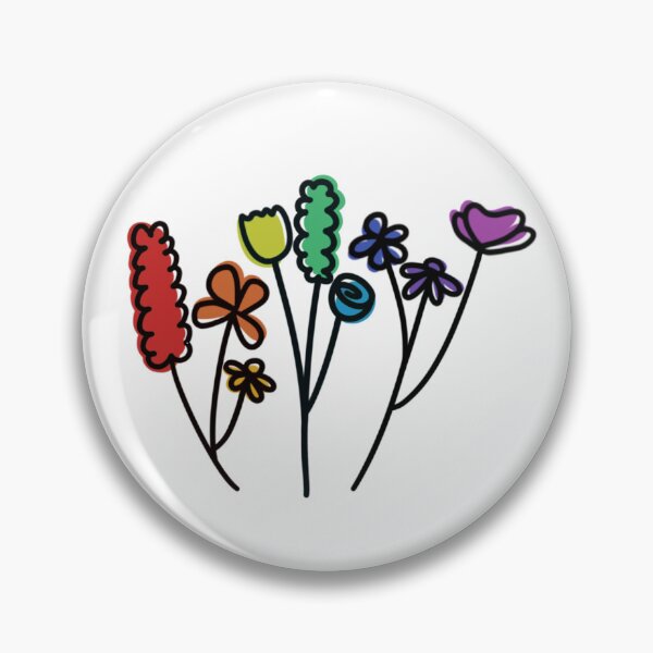 Item preview, flowers for people who like rainbows designed and sold by dabi-lee.