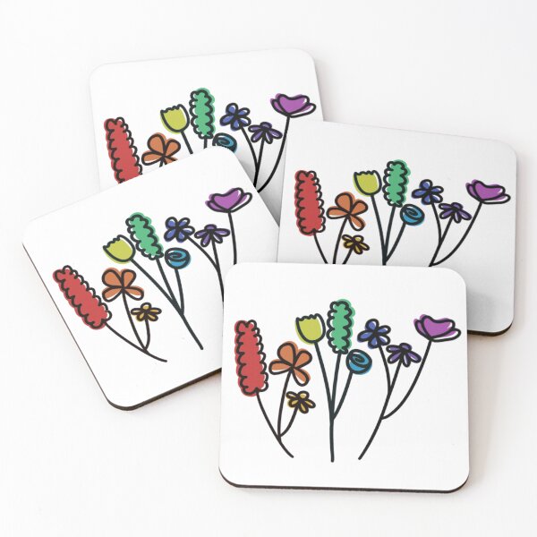 Item preview, flowers for people who like rainbows designed and sold by dabi-lee.