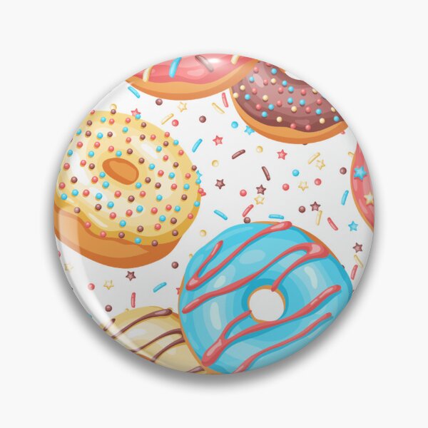 Item preview, DONUT PATTERN designed and sold by DiscoVibes.