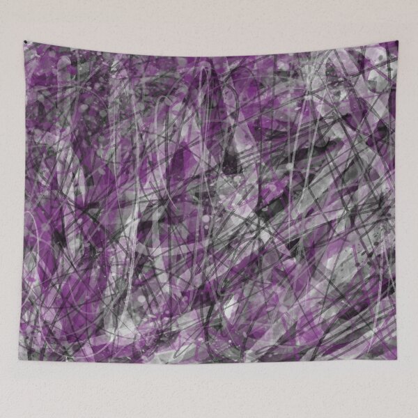 Item preview, Asexual Pride Abstract designed and sold by ChicknDoodlSoup.