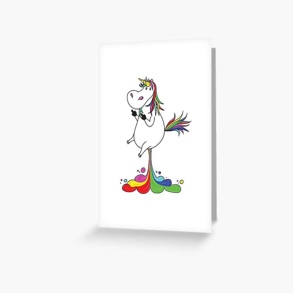 Unicorn Fart Yoga Funny Unicorn Yoga Farting Rainbow T To Your