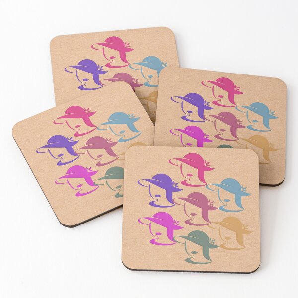 Item preview, Cute pattern of different colors of ladies. designed and sold by DaliaSabryTee.