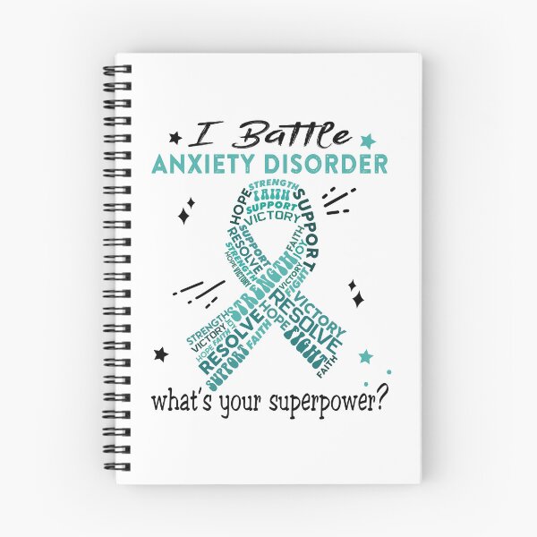 Item preview, Anxiety Disorder Warrior, I Battle Anxiety Disorder What's Your Superpower? designed and sold by Greggwillard.
