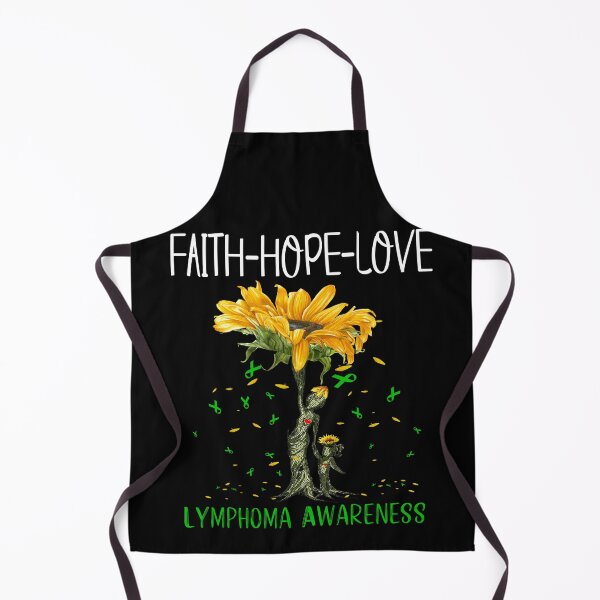 Artikelvorschau, Lymphom-Bewusstsein - Sonnenblumen-Glauben-Hoffnungs-Liebe entworfen und verkauft von Hilten.