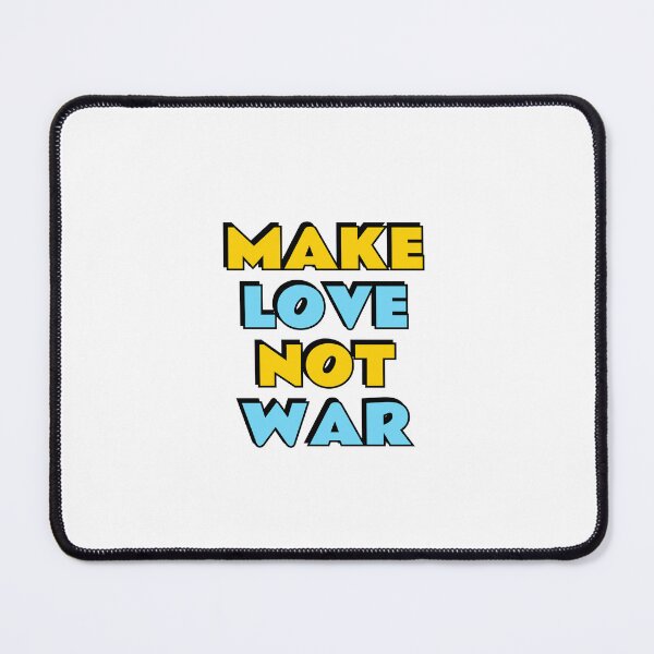 Item preview, Make Love Not War - Peace Protest Hippie Slogan designed and sold by Inspirationmotivation.