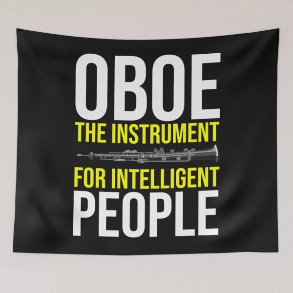 Item preview, Oboe Player Intelligent Musician Humor designed and sold by ClamenTaon.