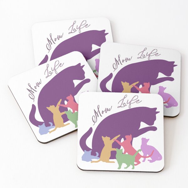 Item preview, Mom Life Cats Kittens Colorful designed and sold by ladytarleton.
