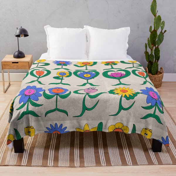 Item preview, Cute Funny Flowers designed and sold by adoredigitals.