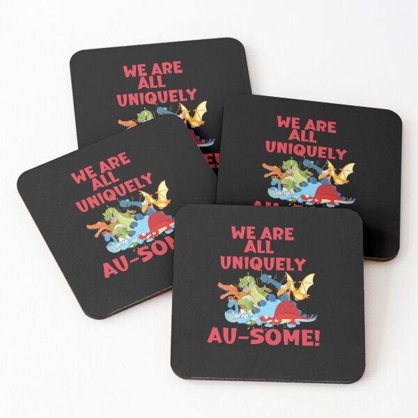 Item preview, Red Instead- Neurodiversity/ Autism acceptance -  Dinosaurs are Au-some!  designed and sold by Mumzy2many.